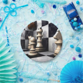 ゲームのチェスのスタイル ペーパープレート (パーティー)