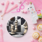 ゲームのチェスのスタイル ペーパープレート (パーティー)