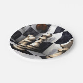 ゲームのチェスのスタイル ペーパープレート (アングル)