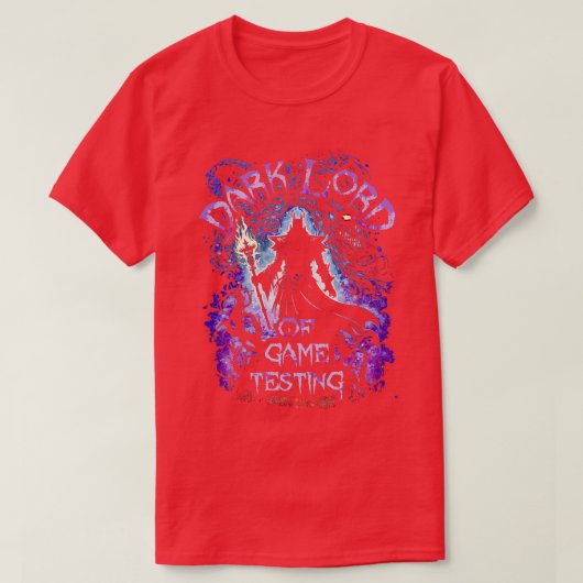 ゲームのテストの暗い主 Tシャツ (デザイン正面)