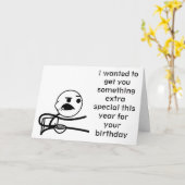 ゲームのバースデー・カード カード (黄色い花)