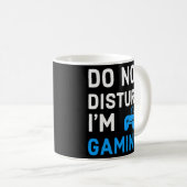 ゲームのビデオゲームおもしろいゲーマーを邪魔しない コーヒーマグカップ (正面右)