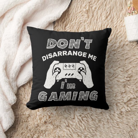 ゲームのビデオゲームを整理しおもしろいない クッション (ブランケット)