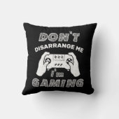 ゲームのビデオゲームを整理しおもしろいない クッション (裏面)