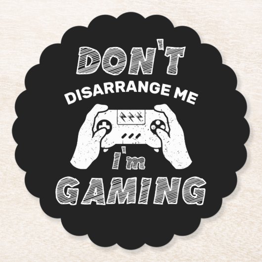 ゲームのビデオゲームを整理しおもしろいない ペーパーコースター (正面)