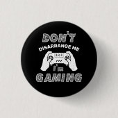 ゲームのビデオゲームを整理しおもしろいない 缶バッジ (正面)