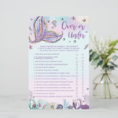 ゲームのベビーシャワー活動の上または下の人魚 (スタンド正面)