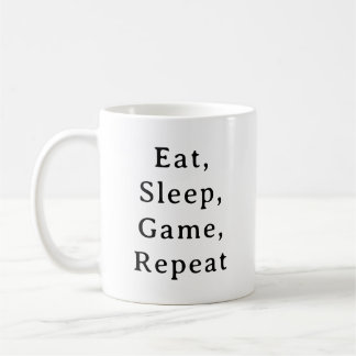 ゲームのマグ – 食べスリープゲームのリピート コーヒーマグカップ