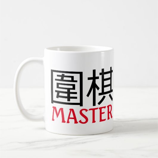 ゲームのマスター コーヒーマグカップ (左)
