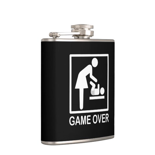 ゲームのママのサイネージおもしろいピクトグラム フラスク (右)