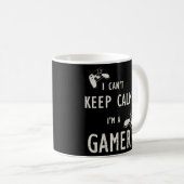 ゲームのモード:冷静な対応なし コーヒーマグカップ (正面右)