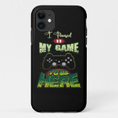 ゲームのユーモア – 私はここに来るためにゲームを一時停止おもしろい- Case-Mate iPhoneケース (裏面)