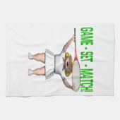 ゲームの一定のマッチ キッチンタオル (横)