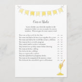 ゲームの上と下の男の子テディベアとハニーカード プログラム (正面)