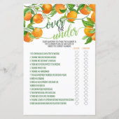 ゲームの上または下 – オレンジ (正面)