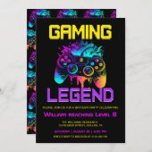 ゲームの伝説 招待状 (正面/裏面)