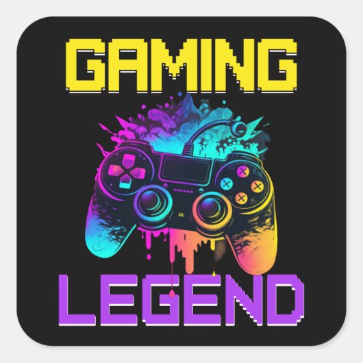 ゲームの凡例 スクエアシール (正面)