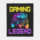 ゲームの凡例 フリースブランケット (正面)