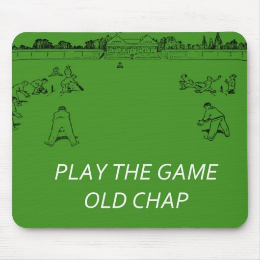 ゲームの古い荒れを遊んで下さい マウスパッド (正面)