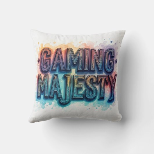 ゲームの威厳 クッション (裏面)