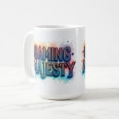 ゲームの威厳 コーヒーマグカップ (正面左)