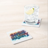 ゲームの威厳 スクエアペーパーコースター (インサイチュ)