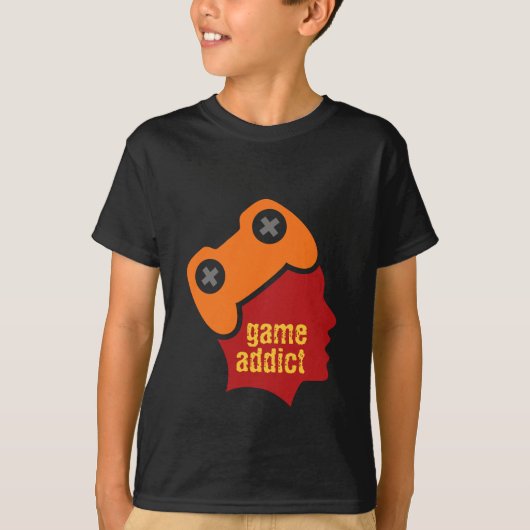 ゲームの常習者 Tシャツ (正面)