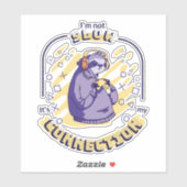 ゲームの怠け者は私のつながり シール (シート)