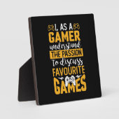 ゲームの情熱 – ビデおもしろいオゲーマー，ゲームのユーモア フォトプラーク (正面)