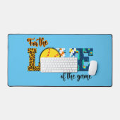 ゲームの愛のためにソフトボールmom Leopard デスクマット (キーボード&マウス)