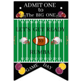 ゲームの日"ビッグワン"バンティングバナー バンティングフラッグ (第1の旗)