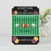 ゲームの日「ビッグワン」招待状 招待状 (スタンド正面)