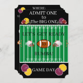 ゲームの日「ビッグワン」招待状 招待状 (正面/裏面)