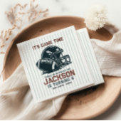 ゲームの時間だ！サッカーの誕生日の子供たちをキックオフ スタンダードカクテルナプキン