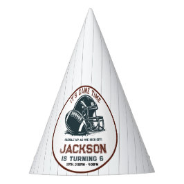 ゲームの時間だ！サッカーの誕生日の子供たちをキックオフ パーティーハット