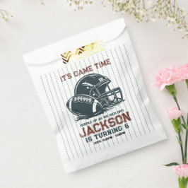 ゲームの時間だ！サッカーの誕生日の子供たちをキックオフ フェイバーバッグ