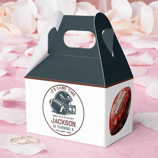 ゲームの時間だ!サッカーの誕生日の子供たちをキックオフ フェイバーボックス (ウェディング)