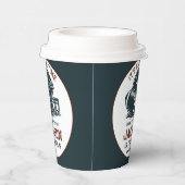 ゲームの時間だ!サッカーの誕生日の子供たちをキックオフ 紙コップ (右)