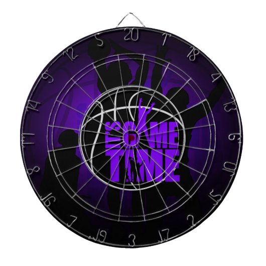 ゲームの時間 – 紫 ダーツボード (正面)