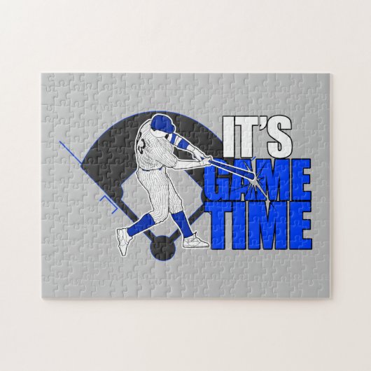 ゲームの時間 – 野球 ジグソーパズル (横)