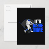 ゲームの時間 – 野球 ポストカード (正面/裏面)