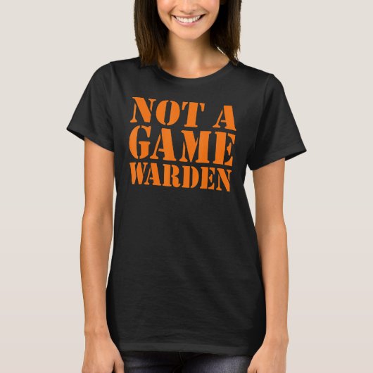 ゲームの監督者ではない Tシャツ (正面)