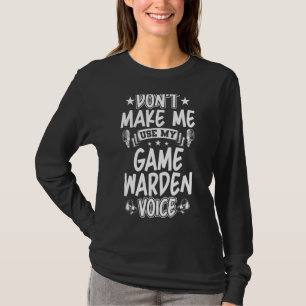 ゲームの監視員の声を使わせない Tシャツ