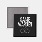 ゲームの看守手錠レイジーハロウィーンの衣装 マグネット (正面/裏面)