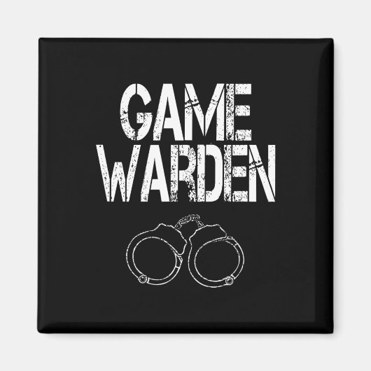 ゲームの看守手錠レイジーハロウィーンの衣装 マグネット (正面)