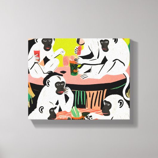 ゲームの週末 キャンバスプリント (正面)