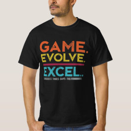 ゲームの進化Excel Tシャツ