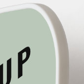 ゲームの電源を入れる | モノグラムエレガントセージ緑 ピックルボールラケット (左詳細)