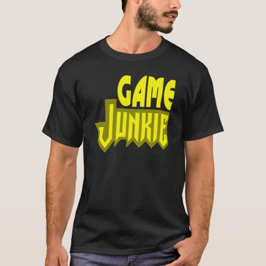 ゲームの麻薬常習者 Tシャツ (正面)