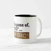 ゲームの"および" ツートーンマグカップ (正面右)